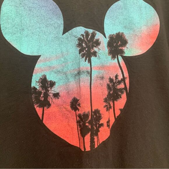 Disney Mickey Mouse Palm Tree T-Shirt Size Large - Picture 2 of 5